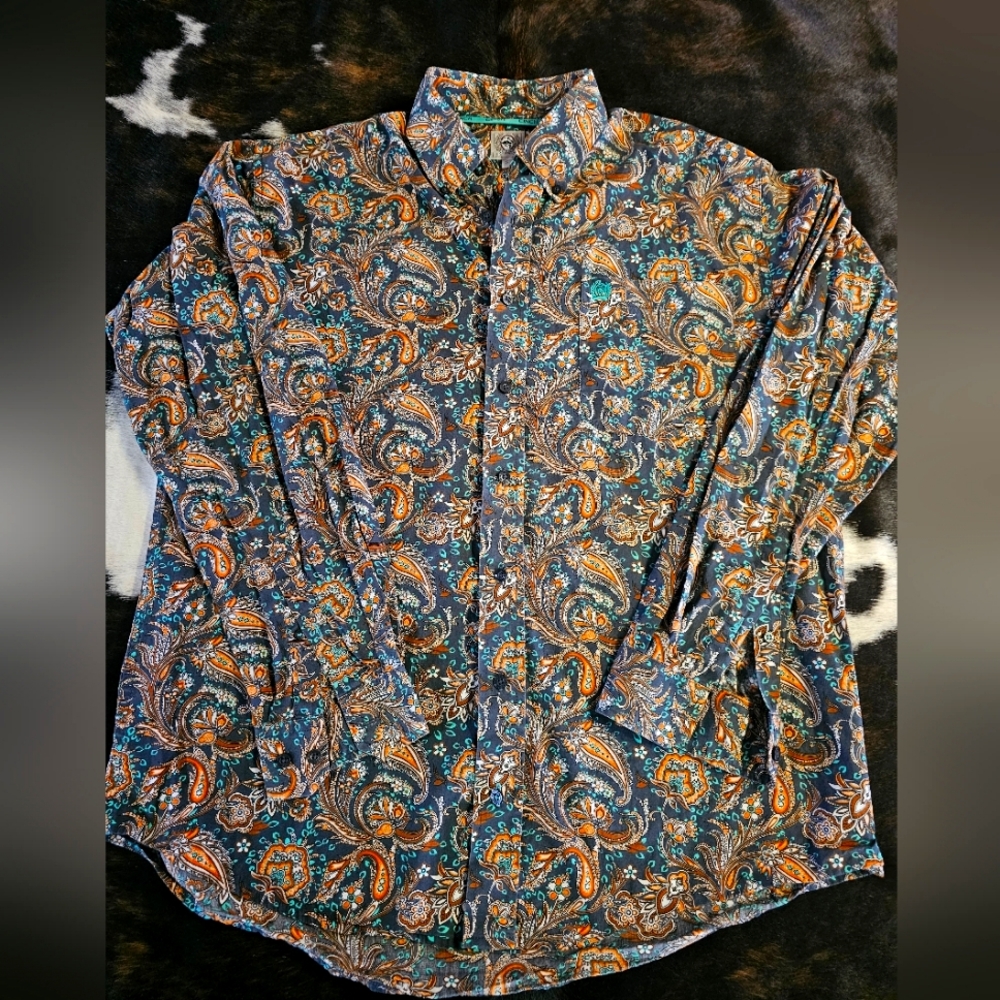 Cinch Men's Small Button Up